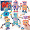 KODATEK Wooden Snap-Together Building Toys, STEM Building Blocks, Take Apart Toys Playset,