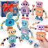 KODATEK Wooden Snap-Together Building Toys, STEM Building Blocks, Take Apart Toys Playset,