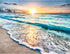 Puzzles for Adults 1000 Piece - Sunset Beach Wooden Jigsaw Puzzle Art, DIY Leisure Game Gift