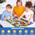 500 500 20.5 15 Pieces Puzzle for Adults,Birds Bath Flower Fence Puzzle,Recycled Cardboard Animals Jigsaw Puzzle