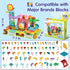 XYNGU Set 3 4 5 6 7 8 Kid Marble Run Building Blocks with Elevator Spiral Lift,Gift Toy Bricks Marble Maze Ball Race