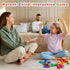 1 2 1-3, Set Montessori Toys for Year Old, Wooden Musical Instruments for Toddlers Educational Baby Drum with Xylophone