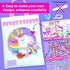3 5-10 KRAFUN DIY Bag Decorating Kit for Girls - Create Custom Unicorn & Fairy Bags - No-Sew Mess-Free Crafts