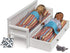 Badger Basket Toy Doll Sofa and Daybed Combo with Trundle Bed for 18 inch Dolls, White/Multi