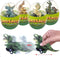 4 Pack Jumbo Dinosaur Eggs with Dinosaur Pull Back Cars Inside, Dinos Vehicles Toys for Kids Boys Girls