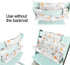 ZARPMA Highchair Cushion Compatible with Stokke Tripp Trapp Chiar High Chair Insert Cotton Fabric Cover Filled