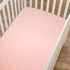 American Baby Company Fitted Crib Sheet, 28" x 52", Soft Breathable Neutral Cotton Jersey Sheet, Blush for Crib and