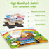 SYNARRY Magnetic Puzzles for Kids Ages 3-5, 20 Pieces Toddler Animal Travel Activity Toys for 3-6 Years