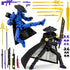 KAMOVNY T13 3D Printed Action Figure Set 2PCS Fully Assembled Multi-Jointed Robot Toys