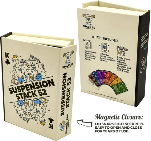 Suspension Exercise Cards for All Trainers, Bodyweight Resistance Workout Game, Video Instructions Included