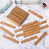 BESTOYARD 40Pcs Dollhouse Flooring Models 1:12 Scale Mini Wooden Floor Boards, Geometric Doll House Furniture Tiles