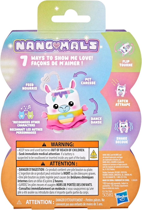 70+ 5+ Nano-MALS Meadowmist The Unicorn, Electronic Pet Unicorn Toy, Responses, Interactive Fidget Toys for Girls