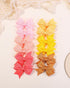doboi 80PCS Baby Girls Fully Lined Grosgrain Mini Hair Bows Clips, Set of 40 Pairs