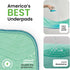 34" 36" (Pack 6) IMPROVIA Washable Underpads, x of - Heavy Absorbency Reusable Incontinence Pads for Kids, Adults