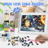 234-Piece Mini Puzzles for Adults & Kids, 3 Pack Small Puzzles, 6" x 4" Starry Night, Astronaut, Dusk Village, Theo