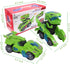 3-6 4 5 6 7 Toys for Year Old Boys Transforming Car Toys with LED Light and Music Dinosaur Toy Birthday Gifts for Year