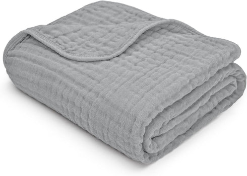 Comfy Cubs 3 Pack, 0-3 Easy Swaddle Blanket, Small for Months Infants and Muslin Baby Blanket Bundled
