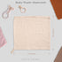 Pack 8, 11"x11", Muslin Baby Washcloths for Newborns, of Super Soft Cotton, Absorbent and Gentle, Baby Cotton Wipes