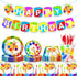 45PCS Art Paint Party Supplies, LIYDE Decorations for 8, Disposable Tableware Include Plates Cups Napkins Tablecloth