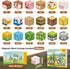 100pcs 3+, Set, Magnetic Blocks, Magnetic Building Blocks Gryxpox-STEM Toys for Kids Ages Magnet Tiles with Forest