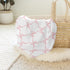 47in. Sweet Jojo Designs Baby Swaddle Blanket (Pink Bows) for Girls, Infant/Newborn Stretchy Lightweight Jersey