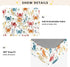 miaozhen 1 Pack 52x28 Cotton Baby Crib Sheets Comfy Breathable Rainbow Playful Crab Colorful Toddler Mattress Sheet