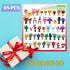 EUXOEUOX Set 48-Piece,PinkiClukrJevin Wenda Action Figures Toy PVC Toys-Collectible for Display Enthusiast