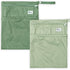 Nora's Nursery Wet Dry Bags with Two Zippered Pockets - Reusable and