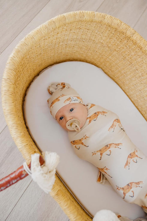 Swift Large Knit Baby Swaddle Blanket - Premium Receiving Blanket