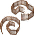 Realistic Toy Fence - Large Corral Fencing Panel Accessories Playset for Farm Fence Toys and Educational Gifts