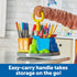 Learning Resources Create-a-Space Kiddy Center Trucks, 5 Pieces Kids Art Supplies Storage Caddy
