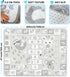 6-12 1-3 QUOKKA Baby Mat for Floor Play for Babies Months Super Soft Baby Floor Play Mat for Toddlers ABC Grey Extra