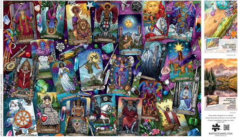 2000 Buffalo Games Luminous Tarot Brigid Ashwood Art & Photo Collection Piece Jigsaw Puzzle Colorful Puzzle for Adults