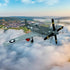 P-51 Set, 258 1:25 GJ-P51 General Jim's WWII US Mustang Historical Fighter Plane Brick Building Blocks Pieces, Scale