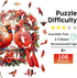 Wooden Puzzles for Adults, Cardinal Wooden Jigsaw Puzzles for Adults, Wood Puzzles Adult, Unique Animal Shape Wood Cut Puzzles, Birthday Gifts for Family Friend (S-8.4 * 8.3in-100 pcs)