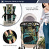 SUABO Backpack Baby Diaper Bag Giraffe Colorful Line Large Bag Waterproof Travel Diaper Bags for Moms and Dads