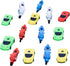 XANADU Cute Vehicle Motorbike Puzzle Erasers - 3D Take Apart Fun, 14 Pcs Mini Car Erasers