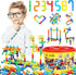 250PCS Pipe Tube Learning Toy for Toddlers, Educational STEM Bins for Classroom Preschool Building Toys, Montessori