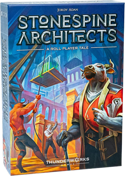 Thunderworks Games - Stonespine Architects Strategy Board Game | Ages 10+ | Family Game for 1-5 Players