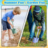 Jumbo 3 Pack Shovels, 16 Inch Heavy Duty Plastic Sand Spade for Kids, Great Beach Sand Toy for Outdoor Digging and