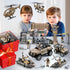 JASSKKBO 88-in-1 Sets 4-7 8-12, Army Men Toys for Boys Military Base/Truck/Helicopter/Kayak Boat/Motorcycle/Army Men
