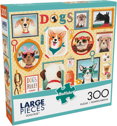Buffalo Games - Dog's Rule - 300 LARGE Piece Jigsaw Puzzle
