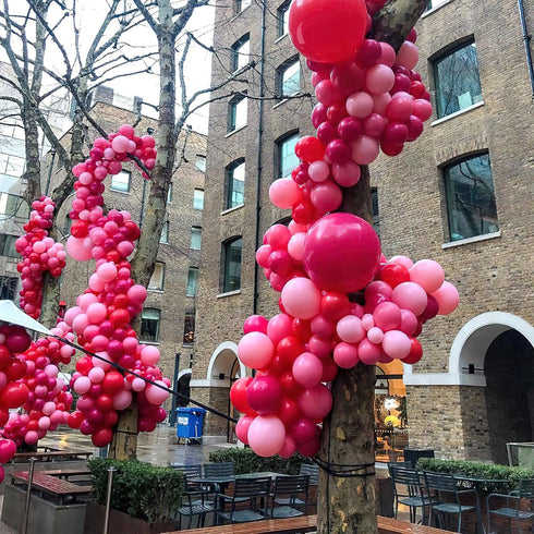 PartyWoo, 120 pcs 5 Inch Hot Pink Balloons for Birthday, Wedding, Baby Shower, Bachelorette Party