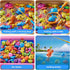 TEMI Fishing Toy for Kids 3-8 Years Old - Magnetic Fishing Pole Bath Toy for Toddlers, Summer Water Fun