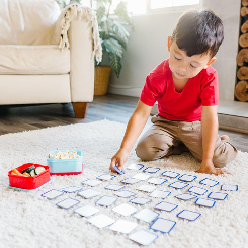Wildkin Memory Matching Game Cards for Boys & Girls, 18 Pairs Educational Learning Cards for Toddlers Preschool