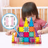 Magnetic Tile Rocket Set 36 Piece Construction Toy PicassoTiles Magnet Building Block Engineering STEM Learning Playset Child Brain Development Stacking Kit Window Door Playboard for All Ages 3 and Up