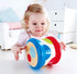 Hape Baby Drum - Colourful Rolling Drum Musical Instrument Toy for Toddlers, Rhythm & Sound Learning, Battery Powered