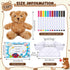 Blueweenly 20 5 9.84 Inches 5 12 5 Pcs Graduation Make Your Own Stuffed Animal Teddy Bear Kit Including Velvet Animal