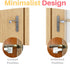 Inaya 4-Pack Child Proof Door Lever Lock, Minimalist Design with 3M Adhesive, No Drilling Safety Locks