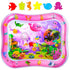 Extra Big Infant Toys, Baby Pink Water Play Mat, Tummy Time Toys, Fun Early Development Activity Play Center (39.5x31.5